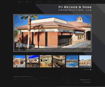 Pjbeckerandsons.com(PJ Becker & Sons Construction) Screenshot