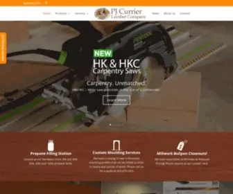 PJCLBR.com(Currier Lumber and Hardware) Screenshot