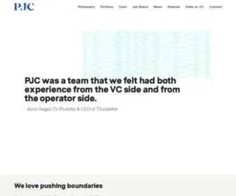 PJC.vc(Experienced Boston venture firm with a start) Screenshot