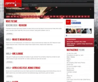 Pjesme.org(MP3 Download i Tekstovi Pjesama Lyrics) Screenshot