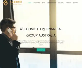 Pjfinance.com.au(PJ Financial Group) Screenshot