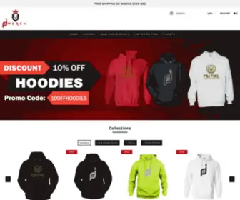 Pjfuelmerch.com(P&J Fuel Merch) Screenshot