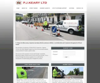 Pjkeary.co.uk(P J Keary) Screenshot