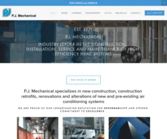 Pjmechanical.com(PJ Mechanical) Screenshot