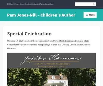 Pjonesnill.com(Children's Author) Screenshot
