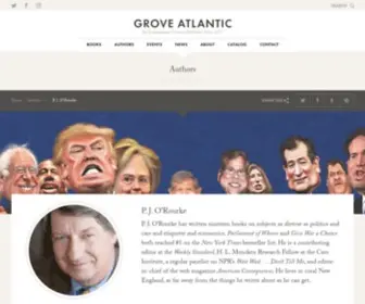 Pjorourke.com(P.J. O'Rourke) Screenshot