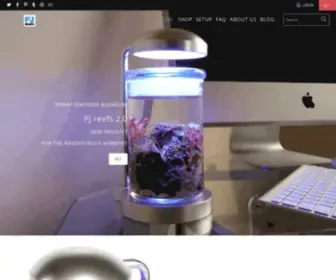 Pjreefs.com(Miniature Saltwater Aquariums) Screenshot