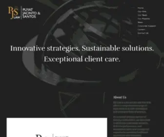 PJslaw.com(Innovative strategies) Screenshot