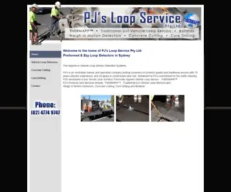 PJsloopservice.com.au(Ezy Loop Detectors Sydney) Screenshot