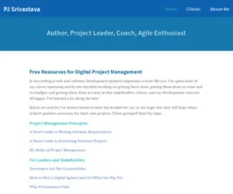 PJsrivastava.com(PJ Srivastava) Screenshot