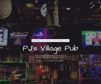 PJsvillagepub.com(PJ's Village Pub in Sedona) Screenshot