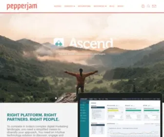 PJtra.com(Pepperjam's Ascend Affiliate Platform) Screenshot