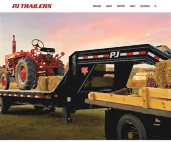 PJtrailers.com(PJ Trailers) Screenshot