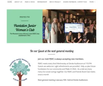 PJWCFL.org(Plantation Jr Women's Club) Screenshot
