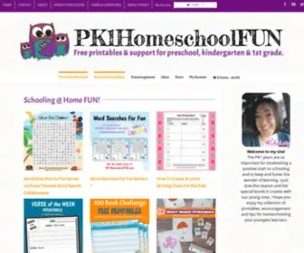 PK1Homeschoolfun.com(Free Printables & Ideas For Preschool) Screenshot