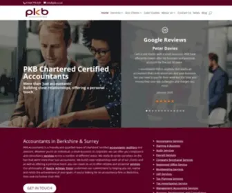 PKB.co.uk(Chartered Certified Accountants in Berkshire) Screenshot