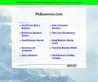 Pkbusiness.com(pkbusiness) Screenshot