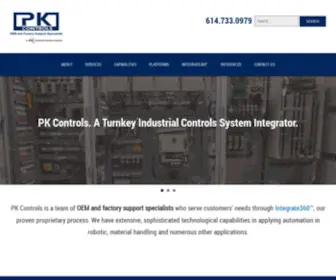 Pkcontrols.com(PK Controls) Screenshot