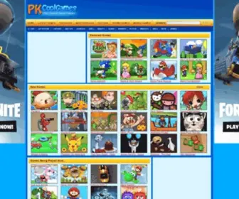 Pkcoolgames.com(Play Free Online Cool games) Screenshot