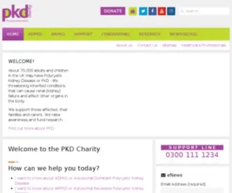 PKDcharity.org.uk(Polycystic Kidney Disease (PKD)) Screenshot