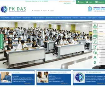 Pkdims.org(Top Medical College and Hospital in Kerala) Screenshot