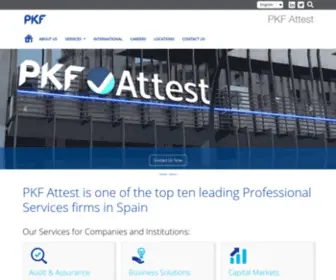 PKF-Attest.com(Consultancy and Business Advisers) Screenshot