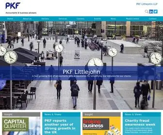 PKF-Littlejohn.com(Top 10 Audit Firms UK) Screenshot