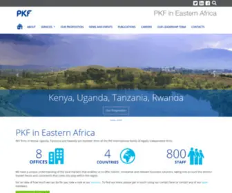 Pkfea.com(Accountants and Business Advisers in Eastern Africa) Screenshot