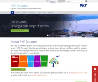 Pkfecuador.com(PKF Ecuador) Screenshot