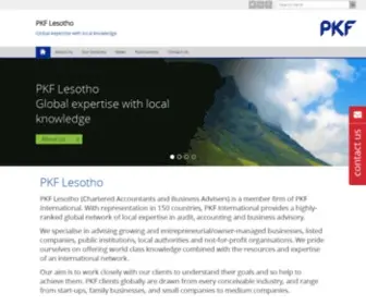 PKflesotho.com(PKF Lesotho) Screenshot