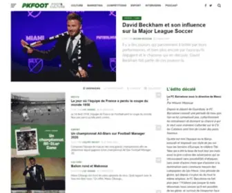 Pkfoot.com(Blog football PKFoot) Screenshot