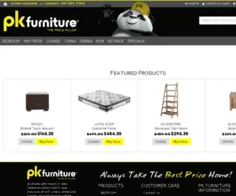 Pkfurniture.co.nz(PK Furniture) Screenshot