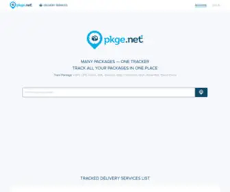 Pkge.net(Track Package) Screenshot