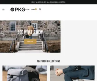 PKGshop.com(Designed by and built for) Screenshot