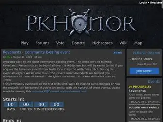 Pkhonor.net(Pkhonor) Screenshot