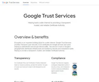 Pki.goog(Google Trust Services) Screenshot