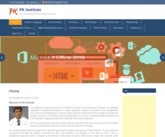 Pkinstitute.com.pk(PK Institute 6th Road Rawalpindi) Screenshot