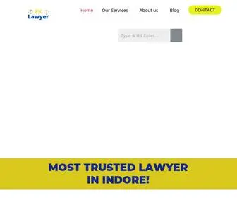 Pklawyerindore.com(PK Lawyer Firm) Screenshot