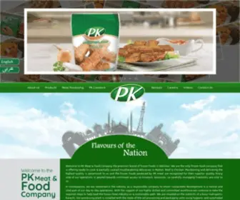 Pkmeat.com(PK Meat and Food Company) Screenshot