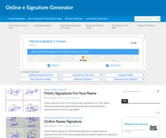 Pkmobile.com.pk(Online e Signature Generator) Screenshot