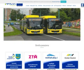 PKMTYCHY.pl(Oficjalna strona Przedsiębiorstwa Komunikacji Miejskiej w Tychach) Screenshot