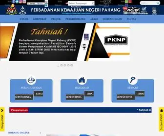 PKNP.gov.my(Perbadanan Kemajuan Negeri Pahang) Screenshot