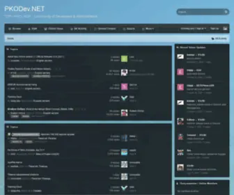 Pkodev.net(Community of Developers & Administrators) Screenshot