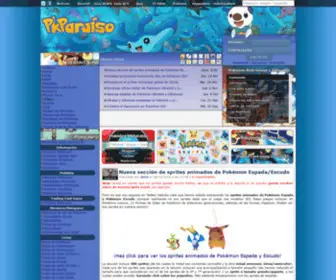 Pkparaiso.com(Noticias Pokémon) Screenshot