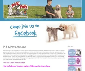 Pkpets.com.au(PK Pets) Screenshot