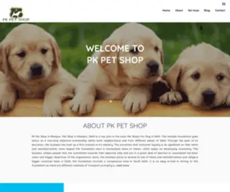 Pkpetshop.com(PK PET SHOP) Screenshot