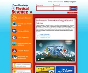 PKPHysicalscience.com(PowerKnowledge Physical Science) Screenshot
