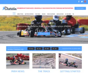 Pkra.com(Phoenix Kart Racing Association) Screenshot