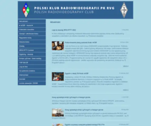 PKRVG.org(Polski Klub Radiowideografii PK RVG) Screenshot