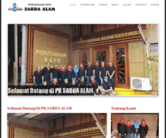 Pksabdaalam.com(PK Sabda Alam Perusahaan Retail Jual Kayu Murah) Screenshot